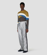 MOHAIR AND COTTON BLEND KNIT