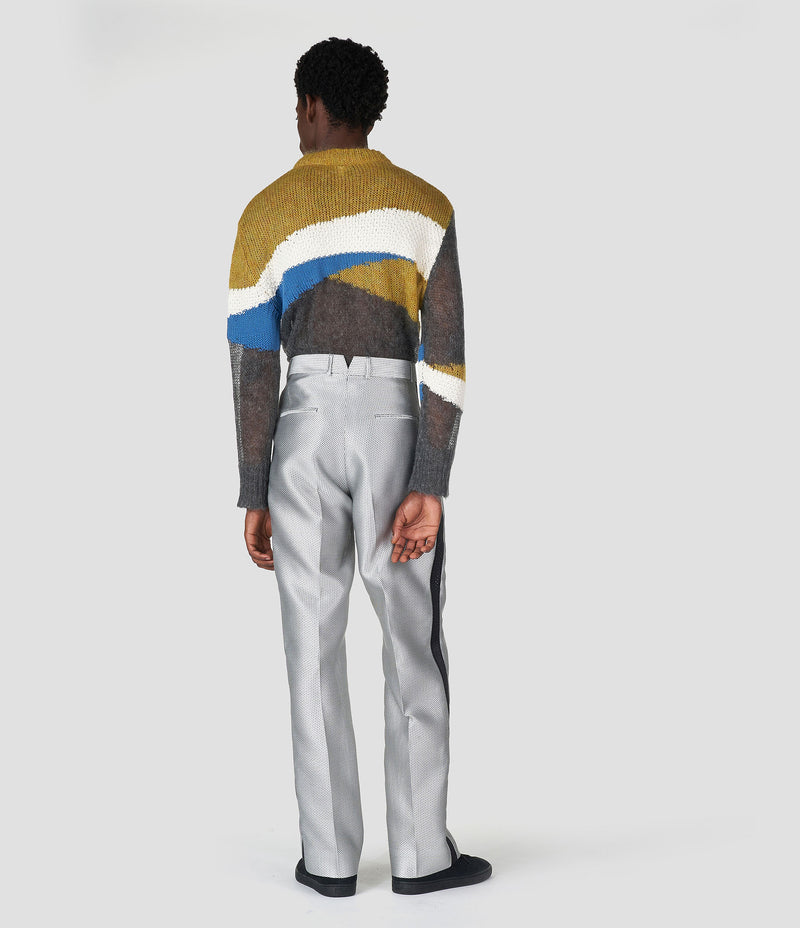 MOHAIR AND COTTON BLEND KNIT