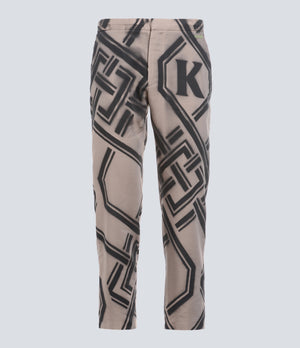 MONOGRAM SPRAY BOMB TAILOR TROUSERS