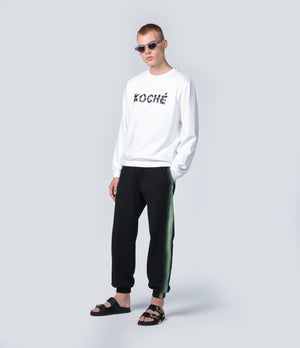 BLACK SPRAYED SWEATPANT