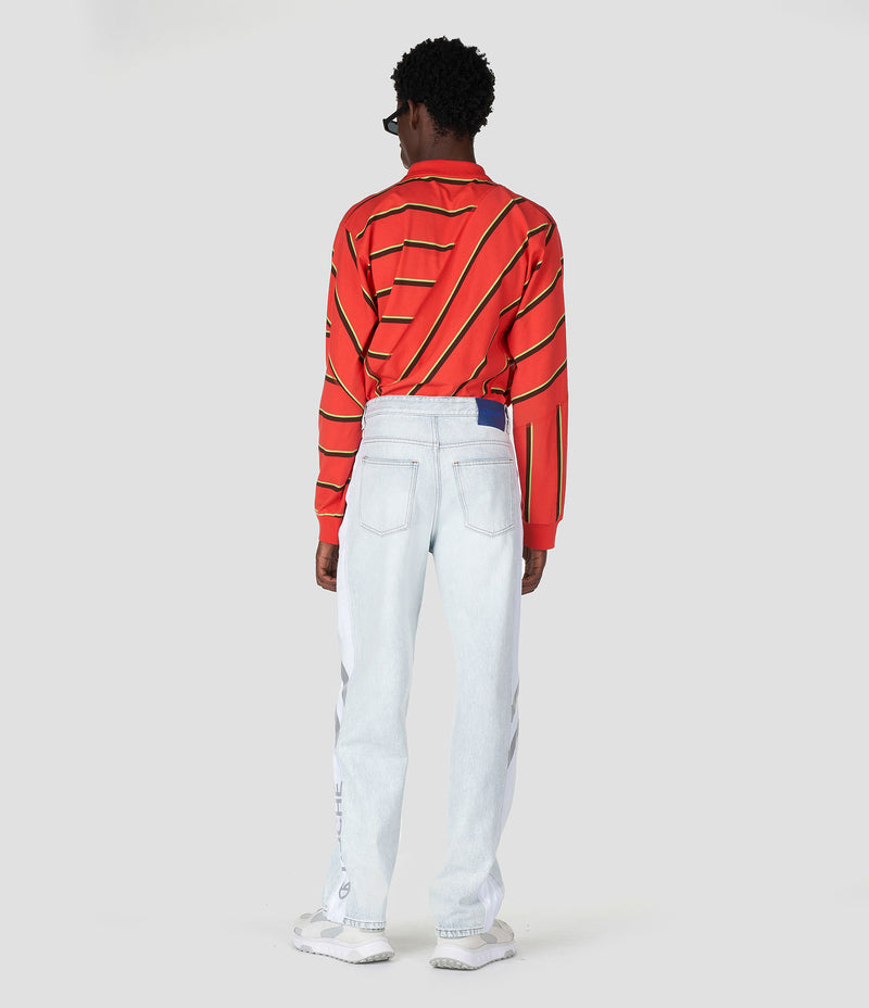 BLEACHED DESTROYED DENIM