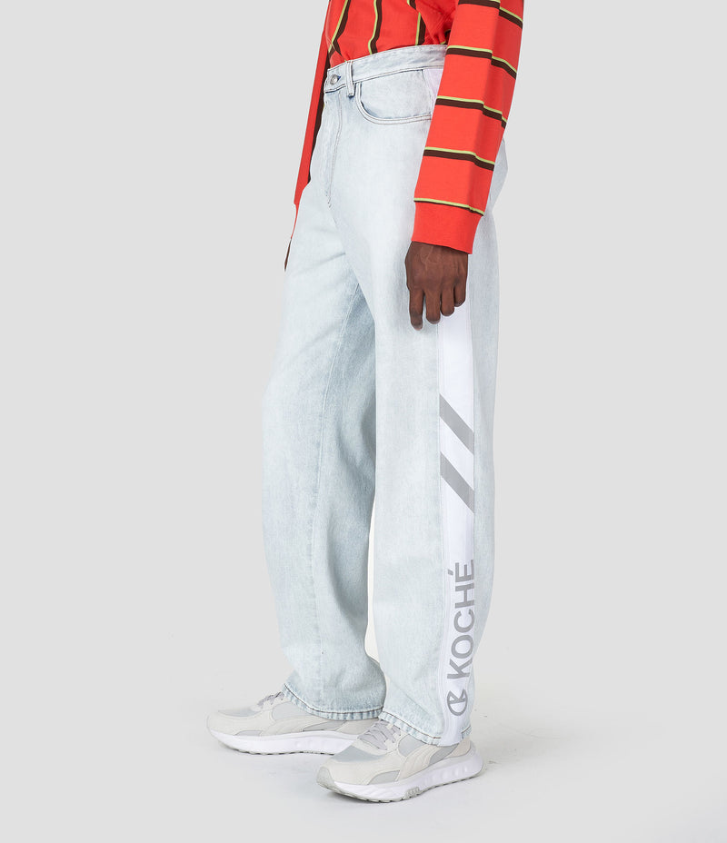 BLEACHED DESTROYED DENIM