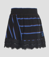 STRIPED JERSEY MINI SKIRT