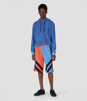 SHINY FRENCH TERRY SWEATSHORTS
