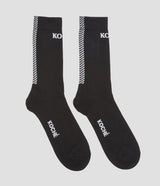 Black Ribbed Socks-SK1TL0001S17562900F