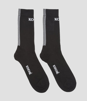 Black Ribbed Socks-SK1TL0001S17562900F