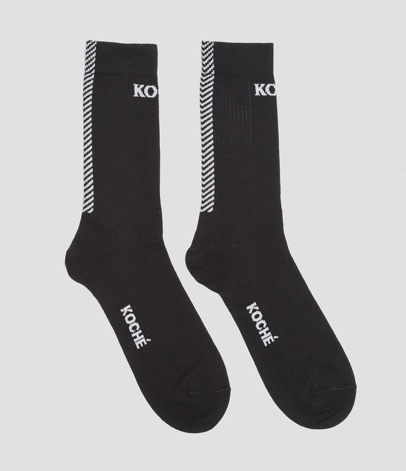 Black Ribbed Socks-SK1TL0001S17562900F