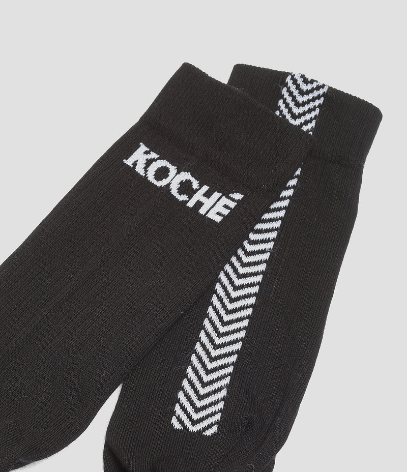 Black Ribbed Socks-SK1TL0001S17562900F