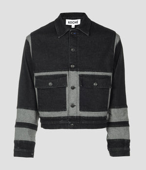 DENIM PATCHWORK JACKET