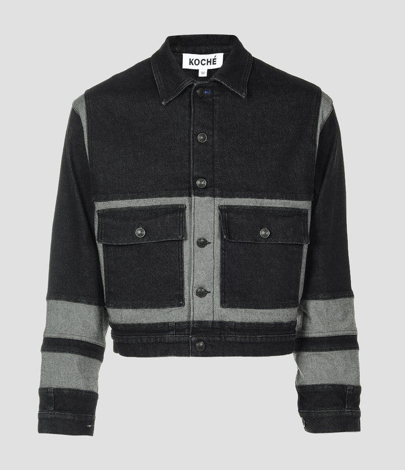 DENIM PATCHWORK JACKET