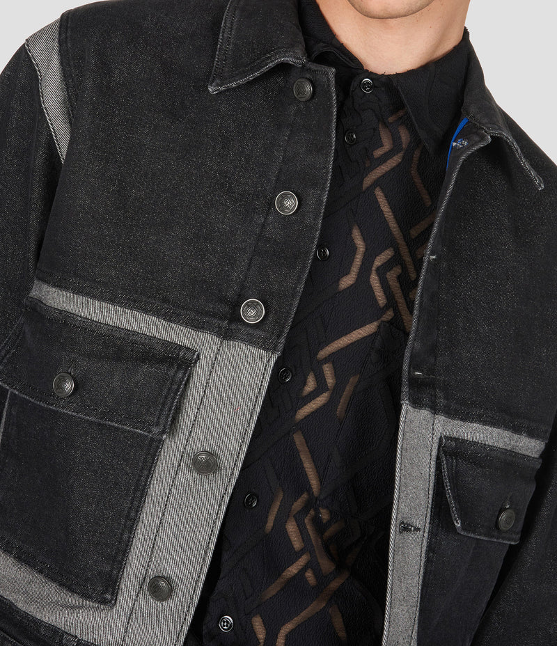 DENIM PATCHWORK JACKET
