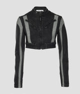 CROPPED BIKER JACKET