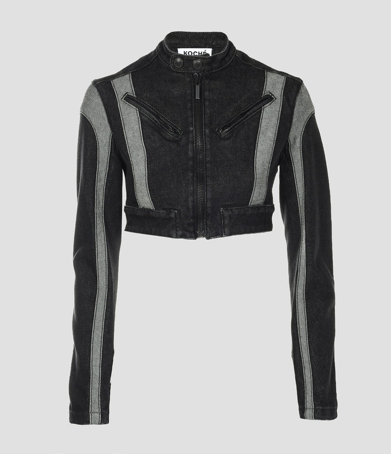 CROPPED BIKER JACKET