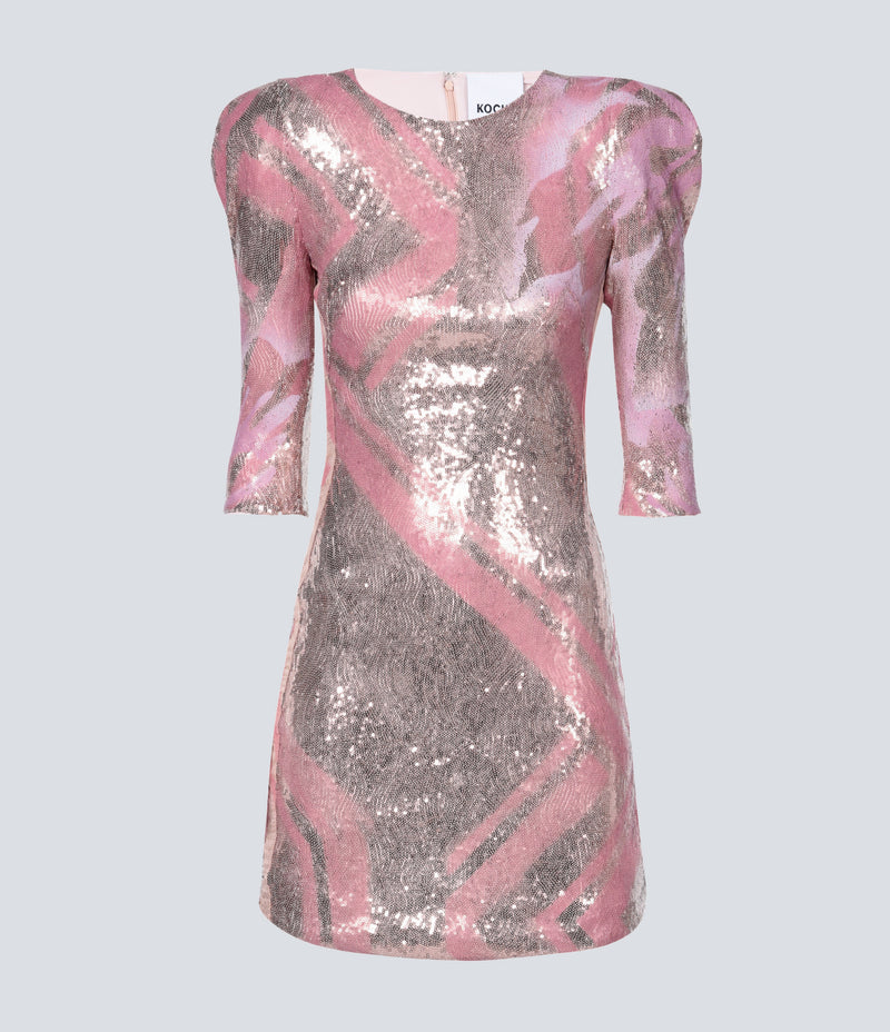 SEQUINS MINI DRESS
