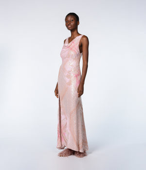 SEQUINS LONG DRESS