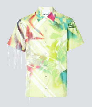 POPLIN SPRAYED SHIRT