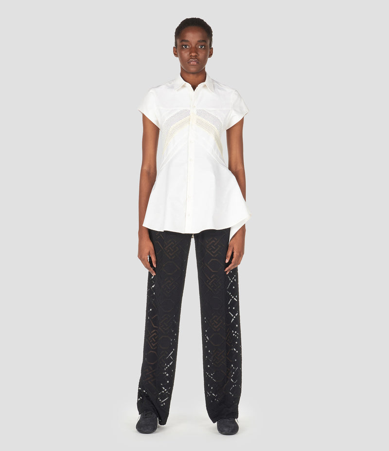 SHORT SLEEVES OXFORD COTTON SHIRT