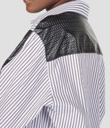 PINSTRIPE OXFORD COTTON LONG SLEEVES SHIRT