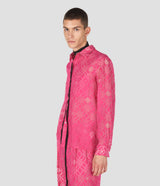 POPLIN DEVORÉ LONG SLEEVES SHIRT