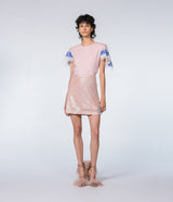 PINK LACE T-SHIRT