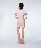 PINK LACE T-SHIRT