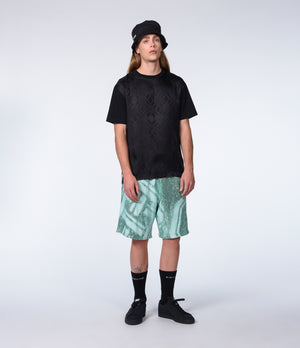 BLACK MONOGRAM T-SHIRT
