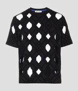 MONOGRAM FLOC PRINT T-SHIRT