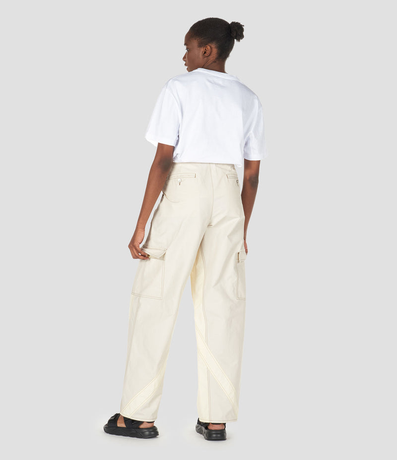 CK EMBROIDERED WHITE T-SHIRT