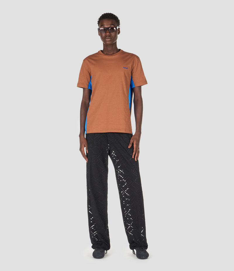 CK EMBROIDERED CARAMEL T-SHIRT