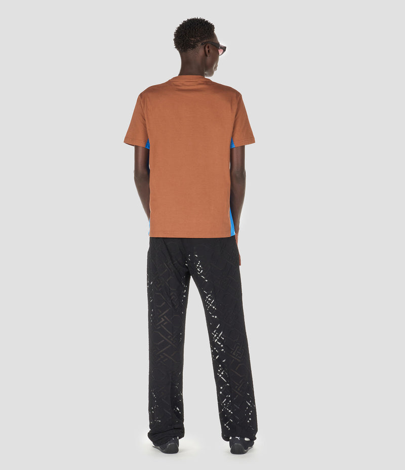 CK EMBROIDERED CARAMEL T-SHIRT