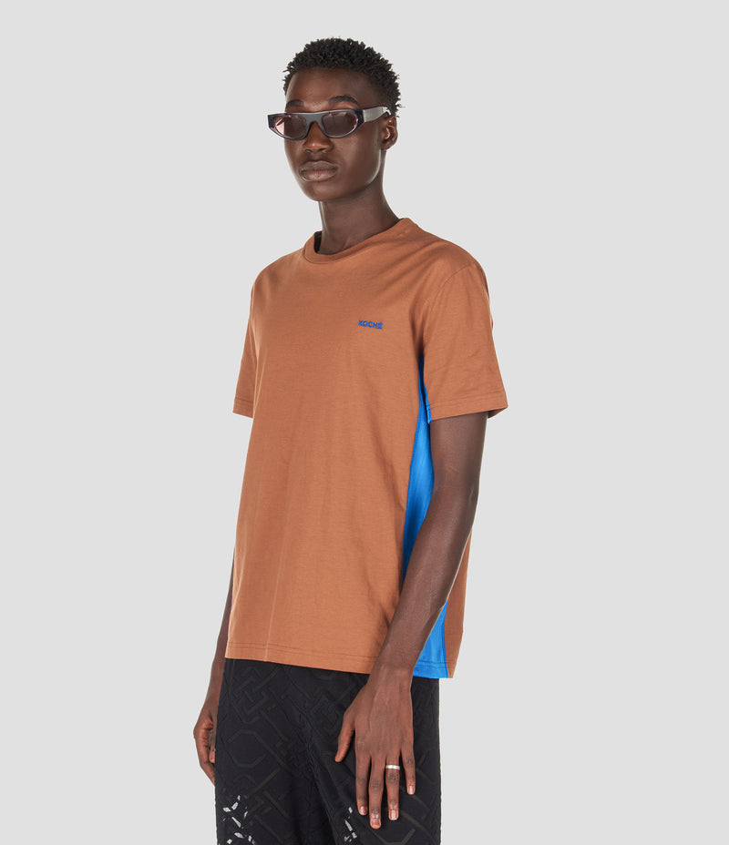 CK EMBROIDERED CARAMEL T-SHIRT