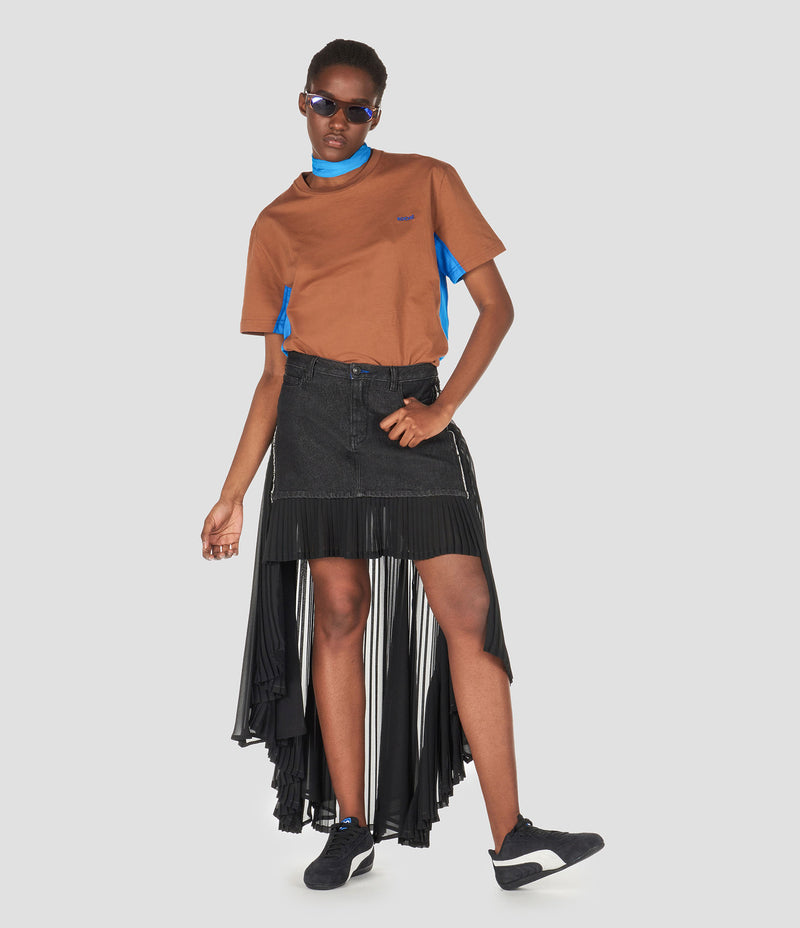 CK EMBROIDERED CARAMEL T-SHIRT