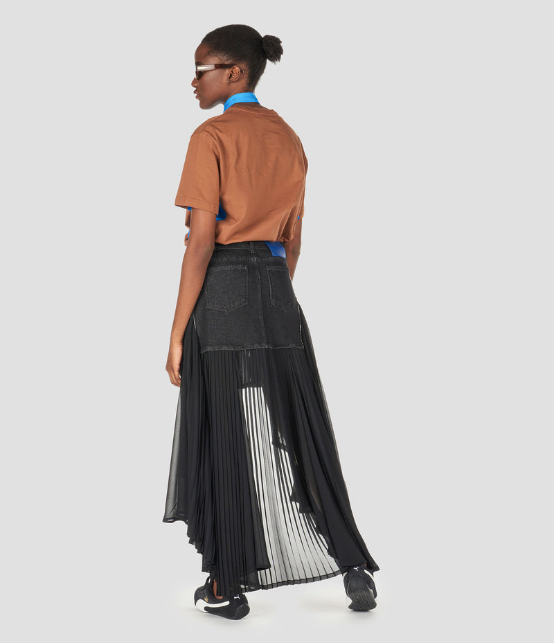 CK EMBROIDERED CARAMEL T-SHIRT