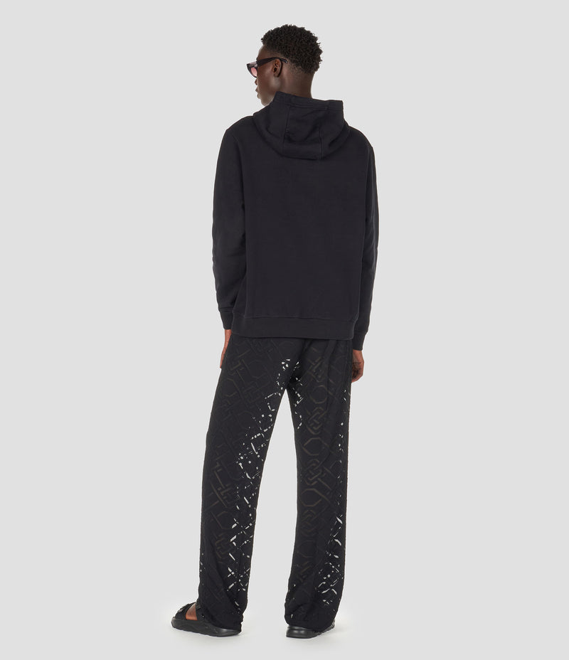 Embroidery Logo Hoodie Black-SK3GU0016S25566900