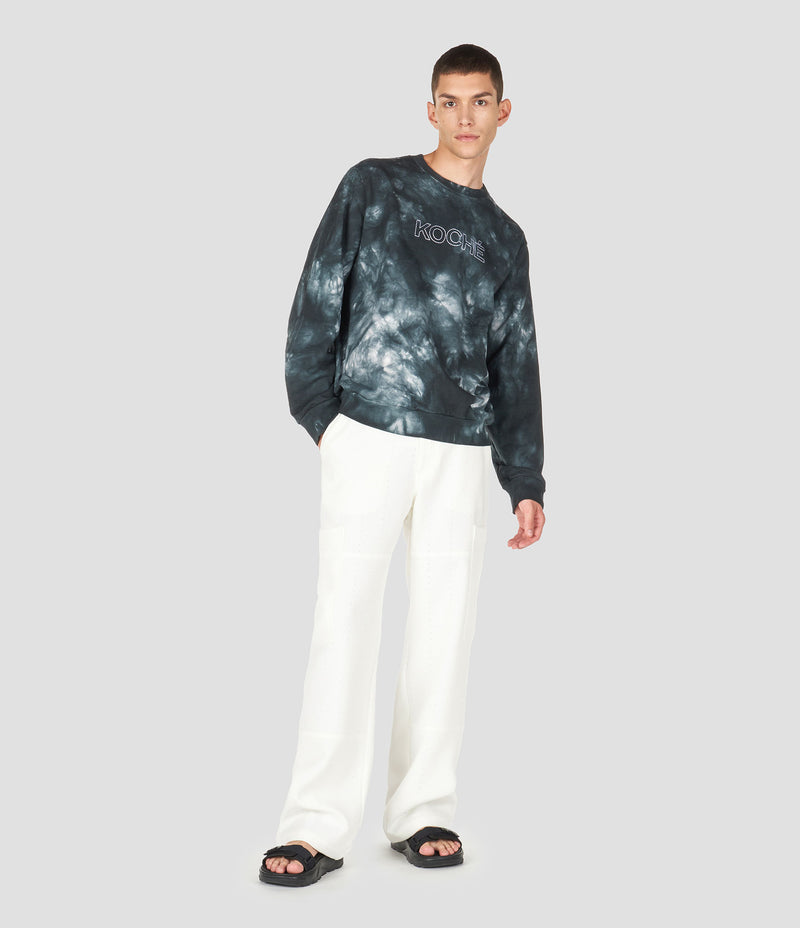 COTTON FLEECE CREWNECK SWEATSHIRT