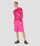 PINK INTARSIA SWEATER