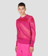 PINK INTARSIA SWEATER