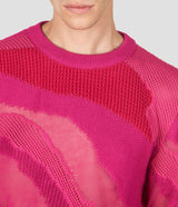 PINK INTARSIA SWEATER