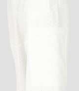 WHITE MULTIPOCKET CARGO TROUSERS