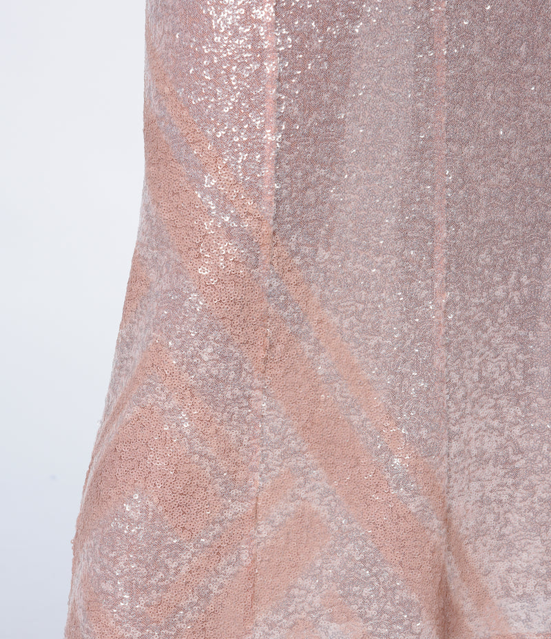 SEQUINS LONG SKIRT