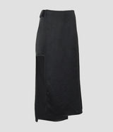 BLACK MULTI LAYERS LONG SKIRT