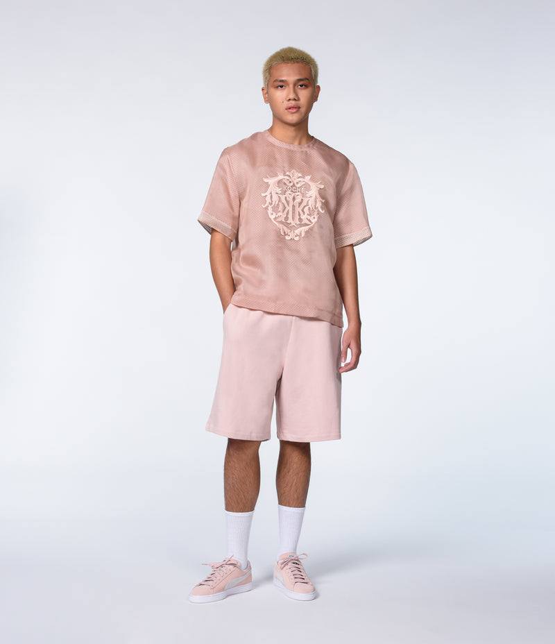 PINK ORGANZA T-SHIRT