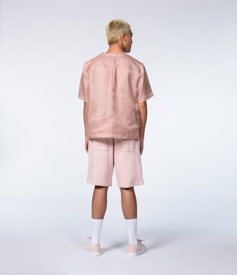 PINK ORGANZA T-SHIRT