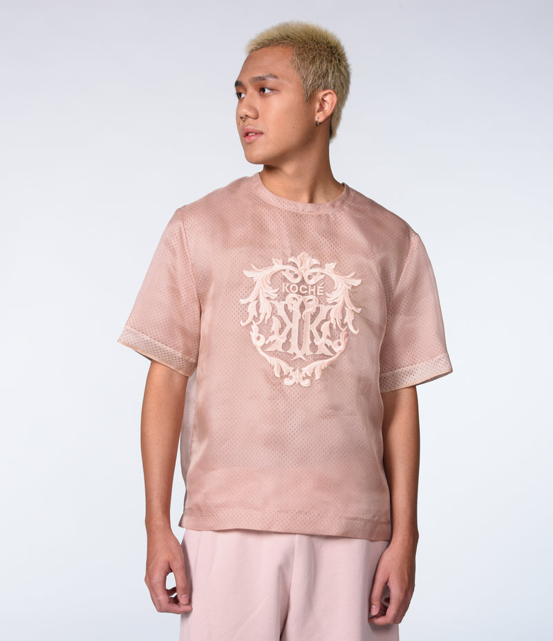 PINK ORGANZA T-SHIRT