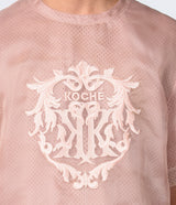 PINK ORGANZA T-SHIRT